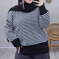 بلوز بافت تک یقه اسکی