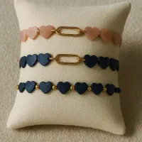 دستبند طلا چرم زیر گرم