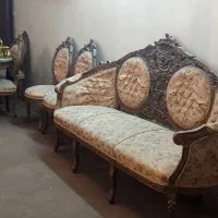 مبلمان سلطنتی ۱۰ نفره و میز غذا خوری  ۸ نفره