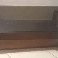 جلو مبلی بزرگ چوب راش رنگ فندقی