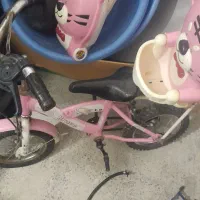 دوچرخه صورتی سایز۱۲سالم