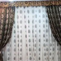 پرده سه متری 3لایه|پرده، رانر، رومیزی|اهواز, رسالت|دیوار
