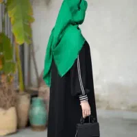 عبای سودا محرمی راحت و شیک. مشکی سرمه ای  کرم