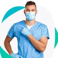 پرستار خانم و آقا برای درمانگاه