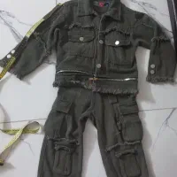 کت شلوار  اسپرت کتان گرم بالا
