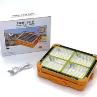 چراغ کمپینگی 400وات ،288 LED،پنل خورشیدی،مگنت قوی