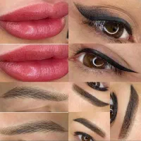 آموزش آرایش دائم،تتوی بدن،لیفت مژه باقیمت استثنایی