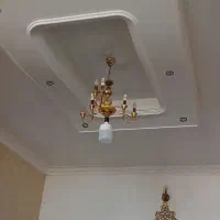 لوستر ۶شاخه ی برنجی قیمت یه تومن سالم در حد نو