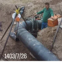 جوشکاری لوله پلی اتیلن واجرای قطره ای و بارانی