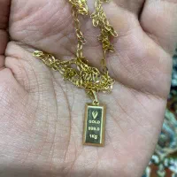طلا زنجیر و پلاک