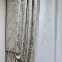 پرده پذیرایی ۶ متری اماده آکبند حراج|پرده، رانر، رومیزی|ارومیه, |دیوار