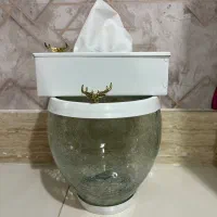 سطل و جا دستمال کاغذی