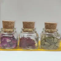 شیشه چهارگوش مک کارتی درب چوب پنبه ای زعفران ادویه|ظروف نگهدارنده، پلاستیکی، یکبارمصرف|تهران, ارامنه|دیوار