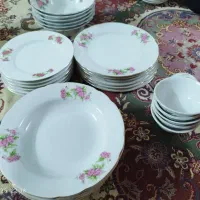 سرویس گل سرخ ۶ نفره|ظروف سرو و پذیرایی|مشهد, ولیعصر (شهرک غرب)|دیوار