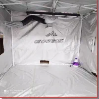 چادر گروباکس ۹متری باچهارچوب آهنی با لوازم گلخانه