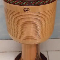 تنبک حلمی یک تیکه تک مهر سایز ۲۲
