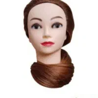 فروش مانکن سر برای بافت و شنیون به همراه موی اضافه