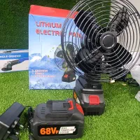 پنکه شارژی ۲ باطری 68واتی