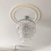 دو عدد لوستر سایز ۴۰ مدل کارتی با تخفیف|لوستر و چراغ آویز|رشت, یخسازی|دیوار
