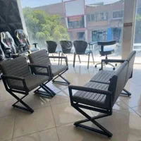 مبلمان پایه ایکس/میز مدیریت/صندلی ،کتابخانه|دفتر کار|بندر گناوه, |دیوار