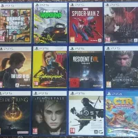 دیسک بازی های و دسته ps4/ps5 و استند
