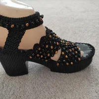 سفارش انواع صندل وکفش دست بافت|کیف، کفش، کمربند|جوانرود, |دیوار