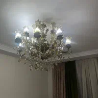 لوستر برنز ۱۶شاخه|لوستر و چراغ آویز|آبدان, |دیوار
