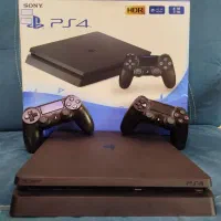 پلی استیشن 4 اسلیم یک ترا کپی خور با دو دسته