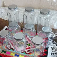 ظرف شیشه ای حبوبات پاسماوری