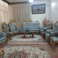 میز تی وی جلو مبلی یک دست مبل ۹نفر