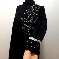 دوخت وتطریز جواهر دوزی عبا