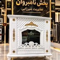 بخاری طرح شومینه مدل حصیری