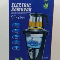 سماور برقی شیردار پیرکس.  لوازم خانگی پارس نوبخت