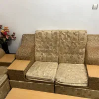 مبل ۷نفره کرمی|مبلمان خانگی و میز عسلی|رضوانشهر, |دیوار