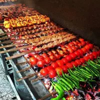 همکار کار در کبابی کباب پز