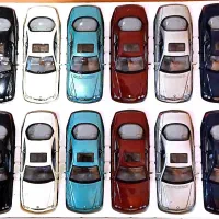 ماکت بنز CL600 سایز 1/32 برند سانی ساید کمیاب