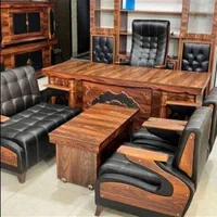 میز مدیریت نوئلیگ + ست اداری + صندلی|مبلمان اداری|دورود, |دیوار