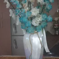 گل و گلدان|گل مصنوعی|قم, باغ شریفی|دیوار