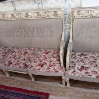 یک دست مبل ۷ نفره کتیبه فقط امروز ده و نیم