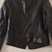 کاپشن چرم مشکی پالتو خز|کفش و لباس بچه|مشهد, شیرودی|دیوار