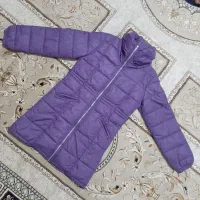 کاپشن پالتو پفی بنفش دخترانه H&M