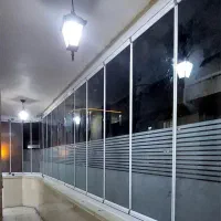 شیشه بالکنی پارتیشن سکوریت تضمینی|خدمات پیشه و مهارت|مشهد, شهرک صنعتی توس|دیوار