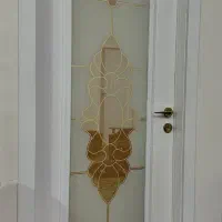 درب شیشه خور اتاقی وسرویسی ضد آب پلی یورتان