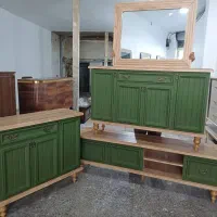 ست آیینه و کنسول و جاکفشی