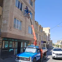خدمات جرثقیل نیسان ۲ تن سبدار نفربر