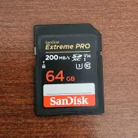 مموری سن دیسک extreme pro 64g 200mb