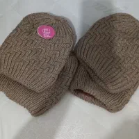 شال و کلاه بافت،داخل حوله ای