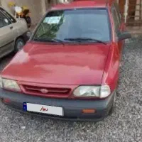 پراید قرمز مدل ۸۵ دوگانه سوز