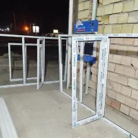 ساخت درب و پنجره دوجداره upvc|مصالح و تجهیزات ساختمان|هشتگرد, هشتگرد قدیم|دیوار