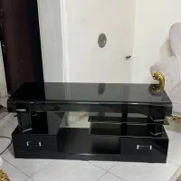 میز تلویزیون شیشه ای سکوریت کشو دار|میز تلویزیون|شیراز, شهرک گلستان|دیوار